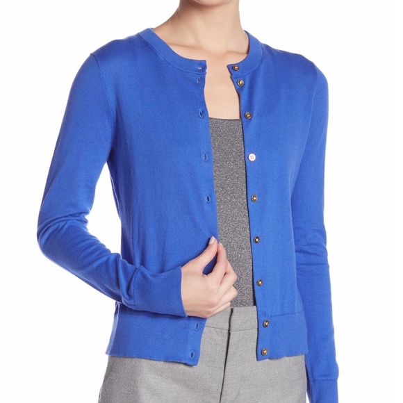 sapphire blue cardigan